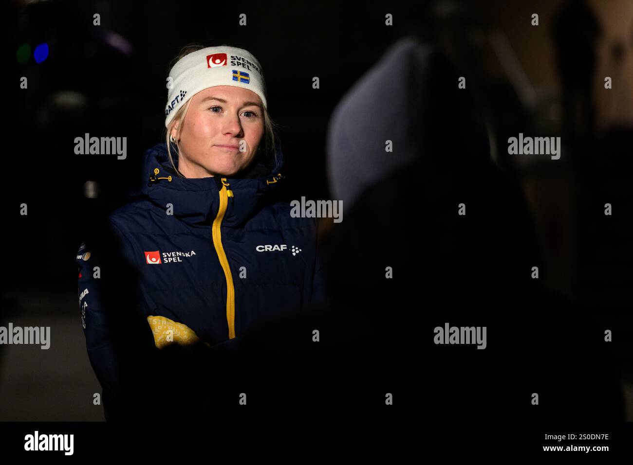 241227 Maja Dahlqvist of Sweden during a press event with the Swedish