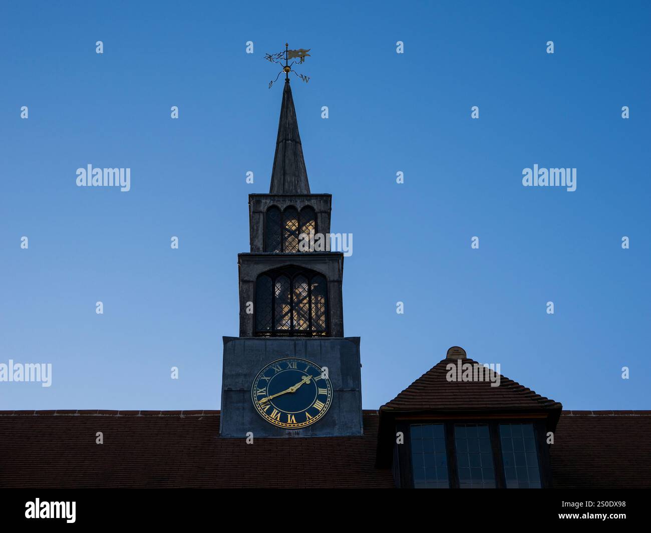 The Clock Tower On The Roof Of The Hall Magdalene College University the-clock-tower-on-the-roof-of-the-hall-magdalene-college-university
