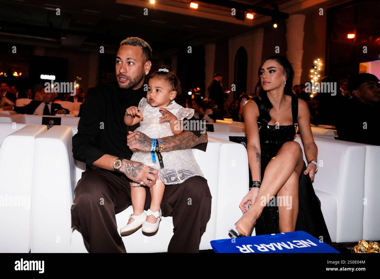 Neymar Jr and family during the Globe Soccer Awards 2025 15h edition