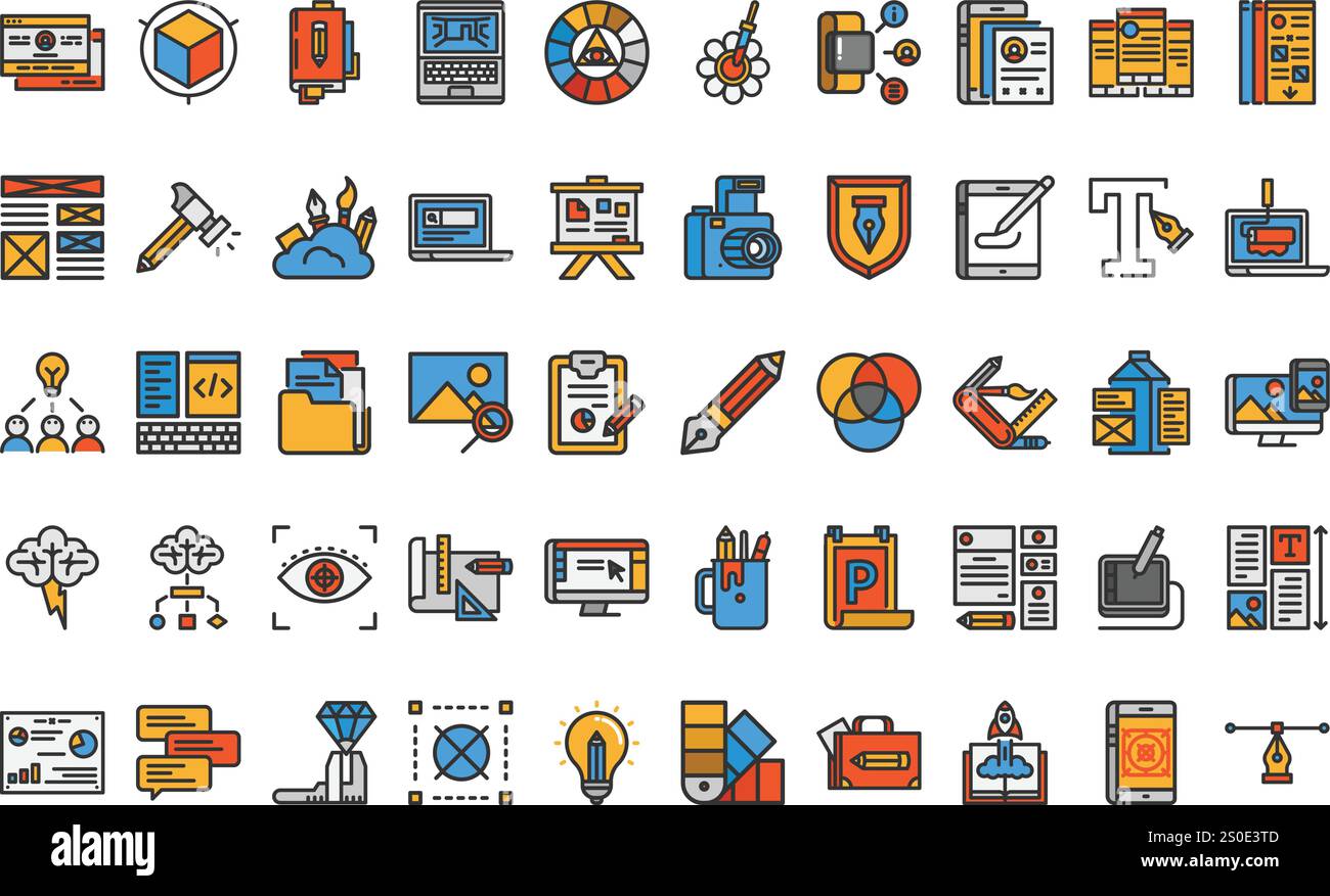 Graphic design icons High-Quality Vector Icons Collection with Editable ...