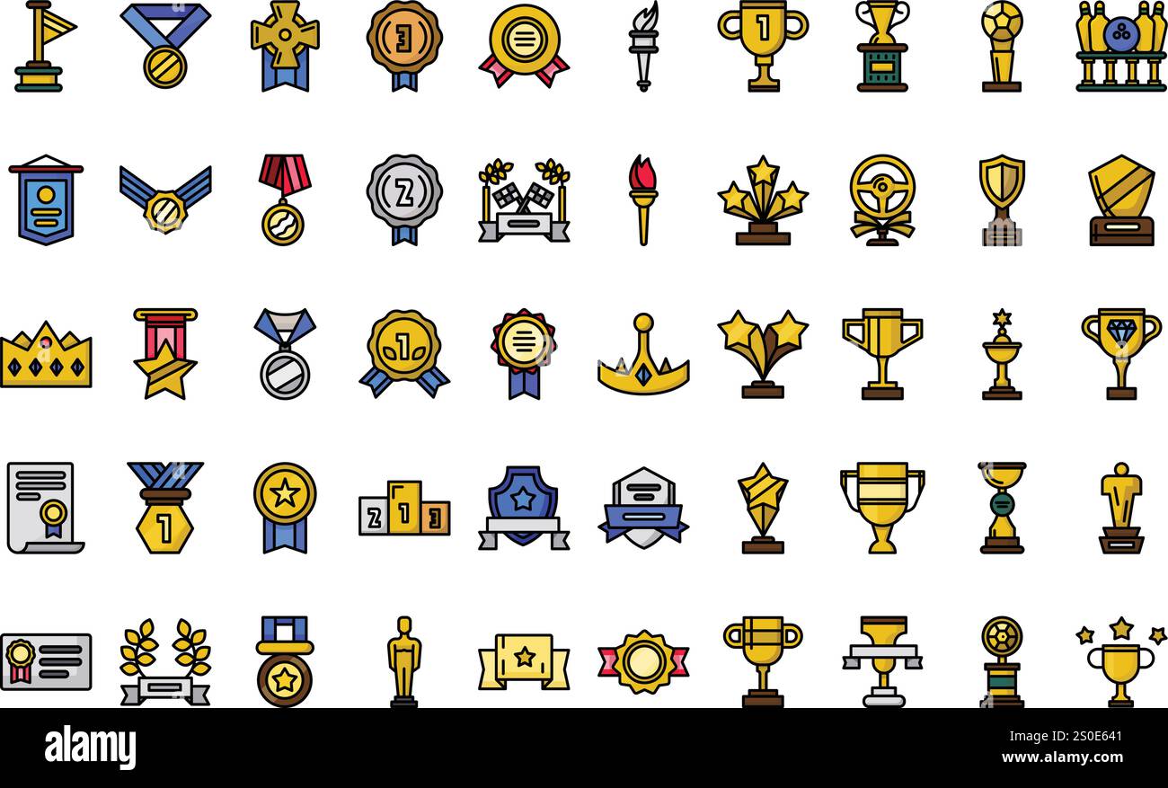Trophies 1 Stock Vector Images - Alamy