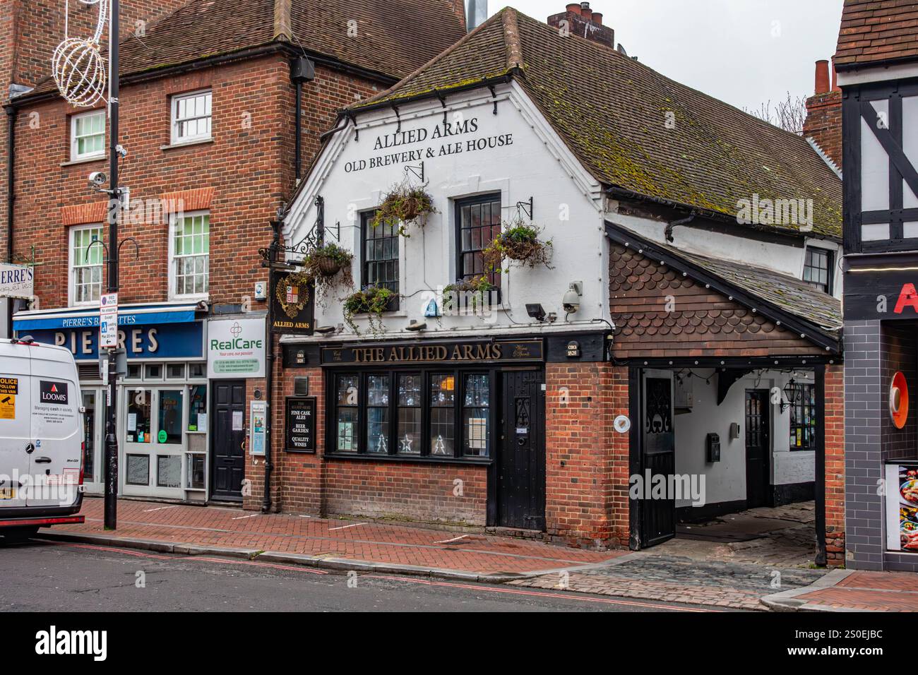 The Allied Arms pub in Reading, Berkshire, UK Stock Photo