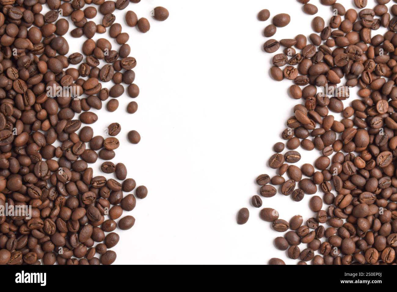 Coffee beans isolated on white background with place for text Stock ...