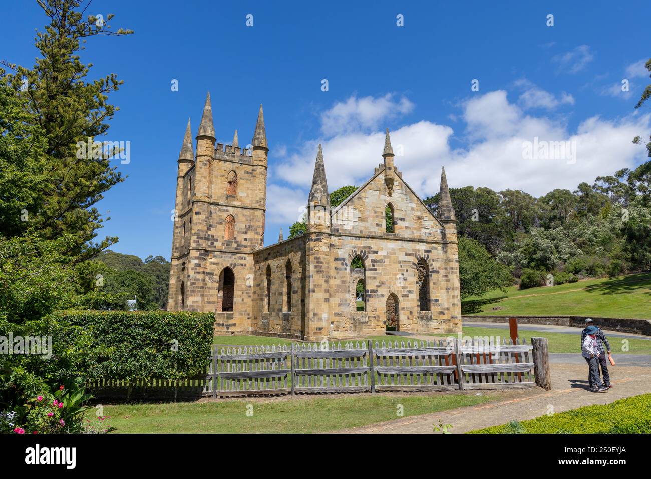Port Arthur historic penal site and remains of the Church building ...
