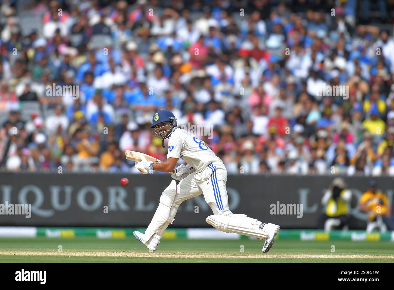 MELBOURNE AUSTRALIA. 28th Dec 2024. Nitish Kumar Reddy of India, Day 3
