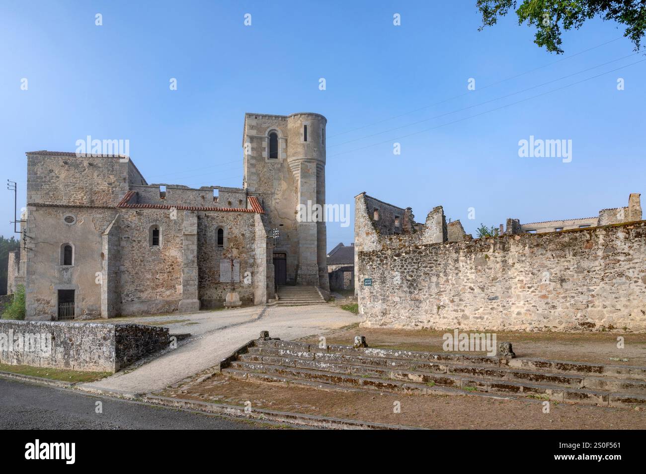 Today a memorial, the ruins of Oradour-sur-Glane recall one of the ...