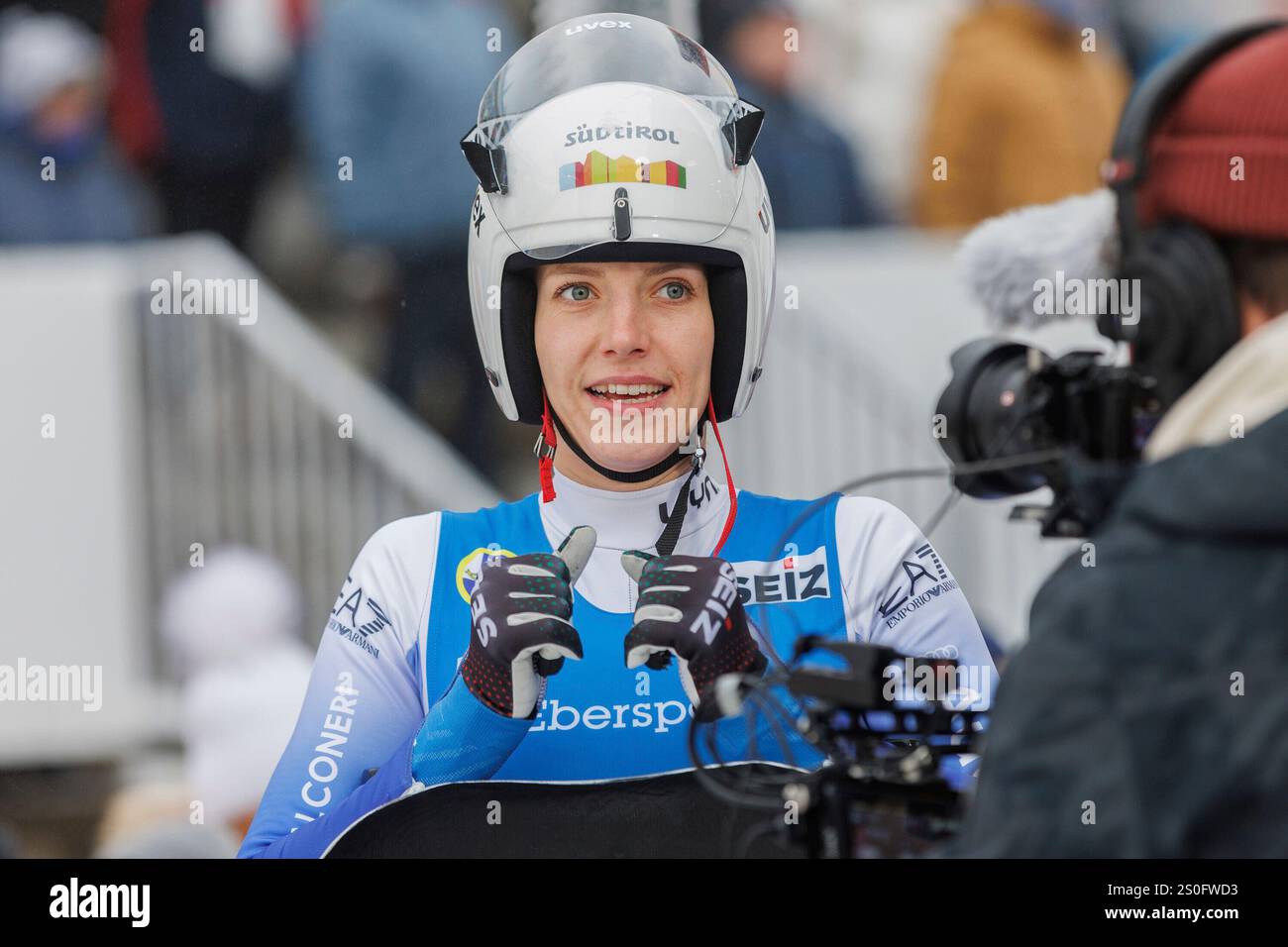 Oberhof, Deutschland. 14th Dec, 2024. Verena Hofer (ITA, Italien), 14.12.2024, Oberhof (Deutschland), Eberspächer Luge World Cup Oberhof Credit: dpa/Alamy Live News Stock Photo