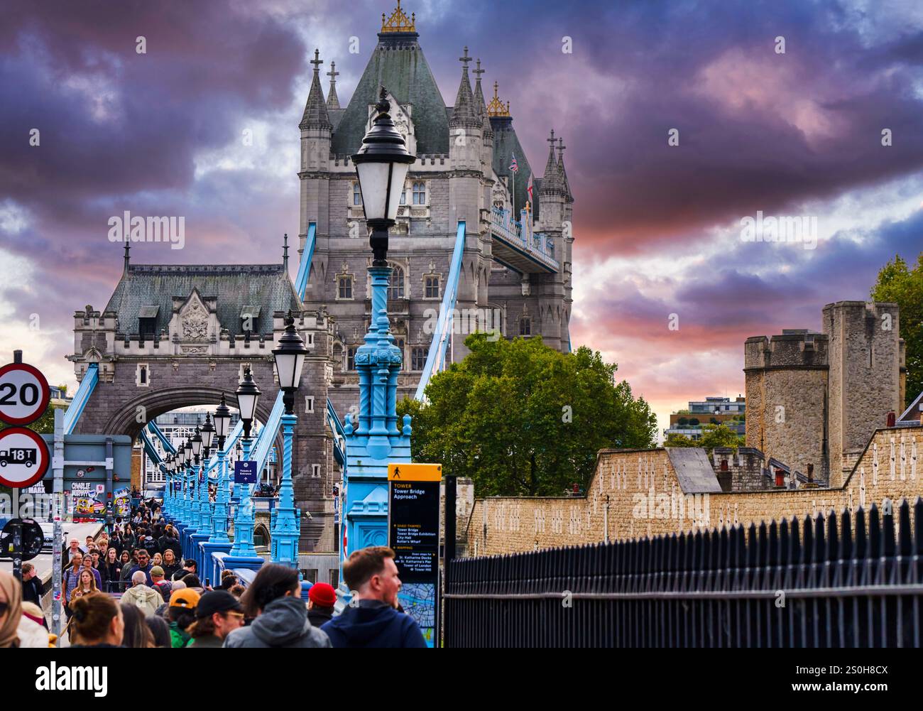 Tower Bridge, London, England, UK Stock Photo
