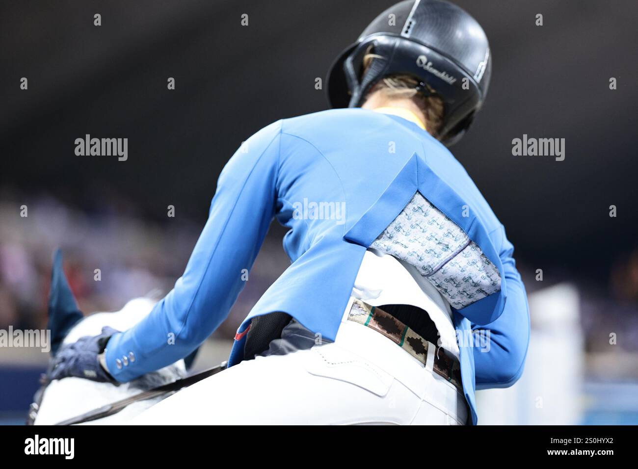 Angelique Rüsen of Germany with Columbus Z during the Leon Melchior ...