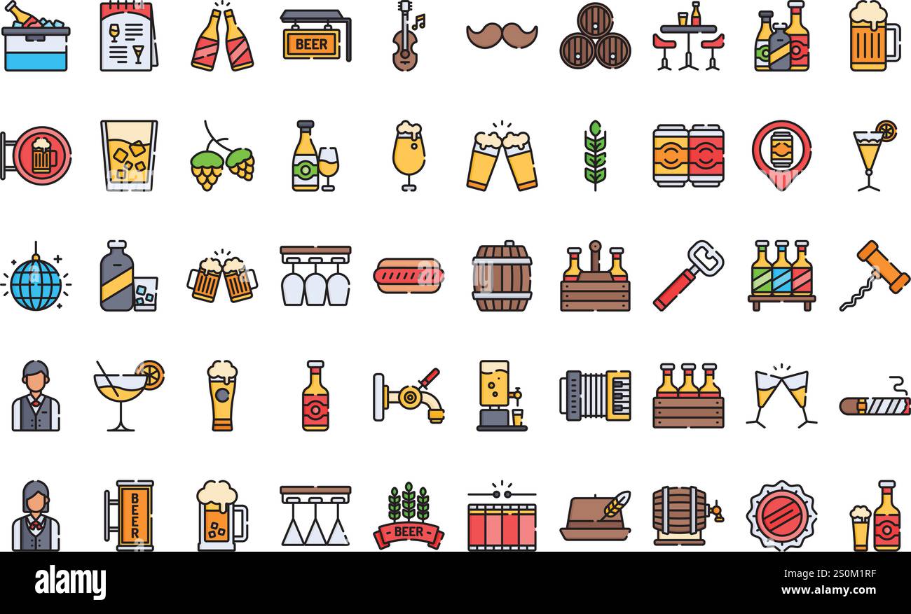 Beer icons High-Quality Vector Icons Collection with Editable Stroke ...