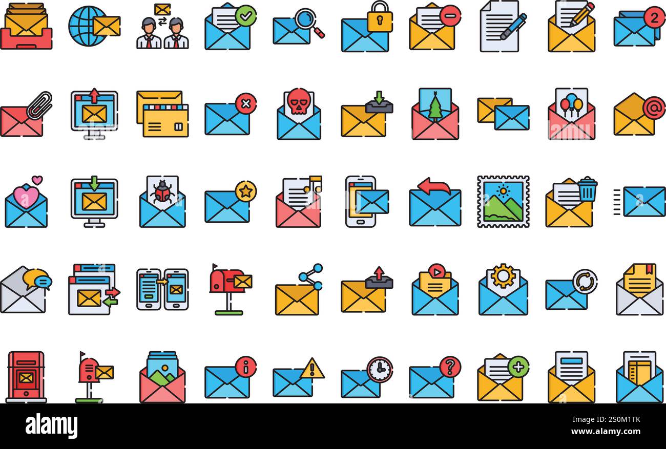 Email icons high quality Stock Vector Images Alamy Email icons high quality Stock Vector Images Alamy