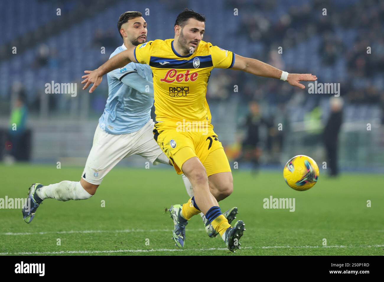Rome, Italy 28.12.2024 Sead Kolasinac of Atalanta , Taty Castellanos