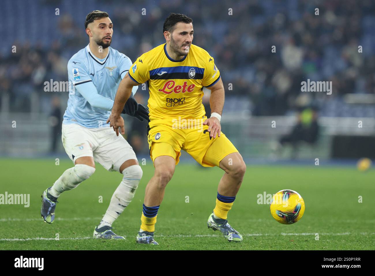 Rome, Italy 28.12.2024 Sead Kolasinac of Atalanta , Taty Castellanos