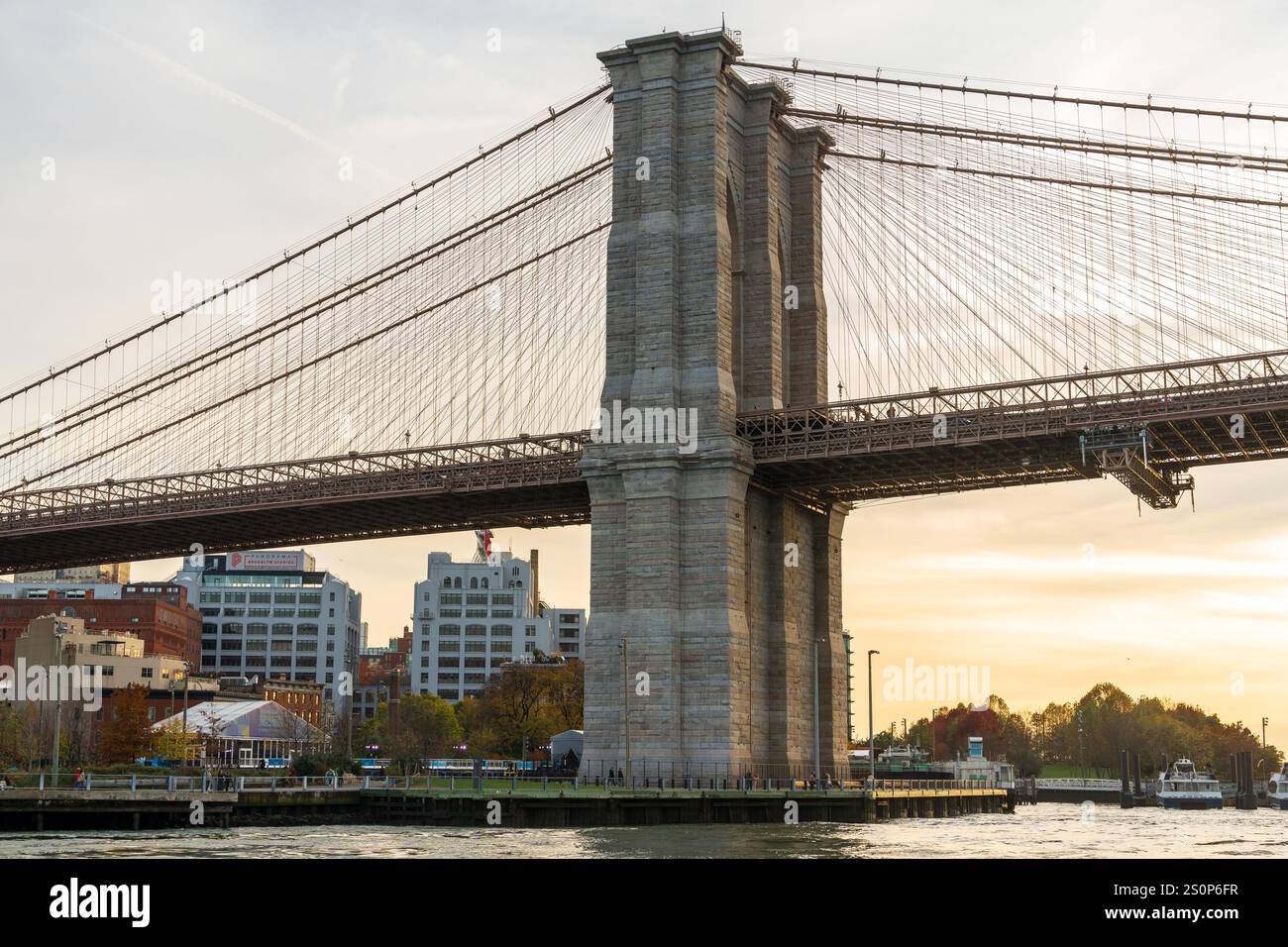 The bridges that span New York City's East River include the Brooklyn ...