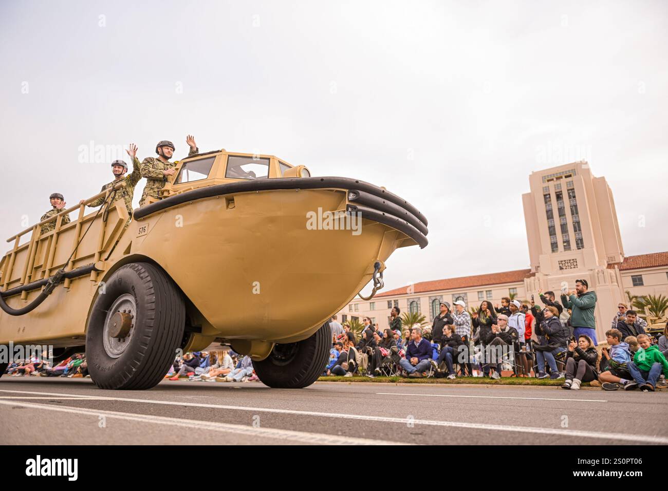US Army during the Holiday Bowl parade for Syracuse Orange and