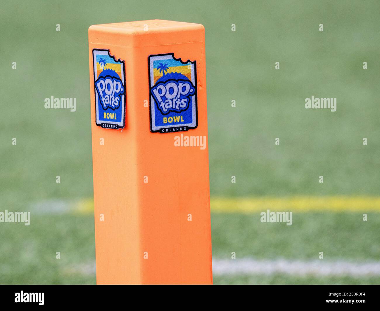 December 28, 2025 Pop Tarts Endzone Pylon during the Pop Tarts Bowl in