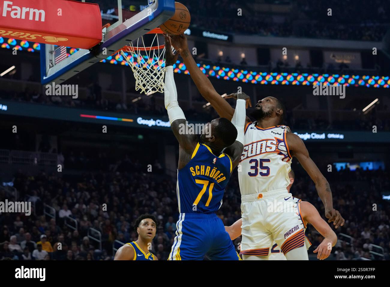 Kd Block Phoenix Suns forward Kevin Durant (35) blocks a shot by Golden State ...