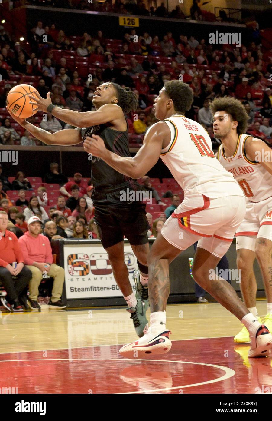COLLEGE PARK, MD - DECEMBER 28: Maryland-Eastern Shore Hawks guard ...