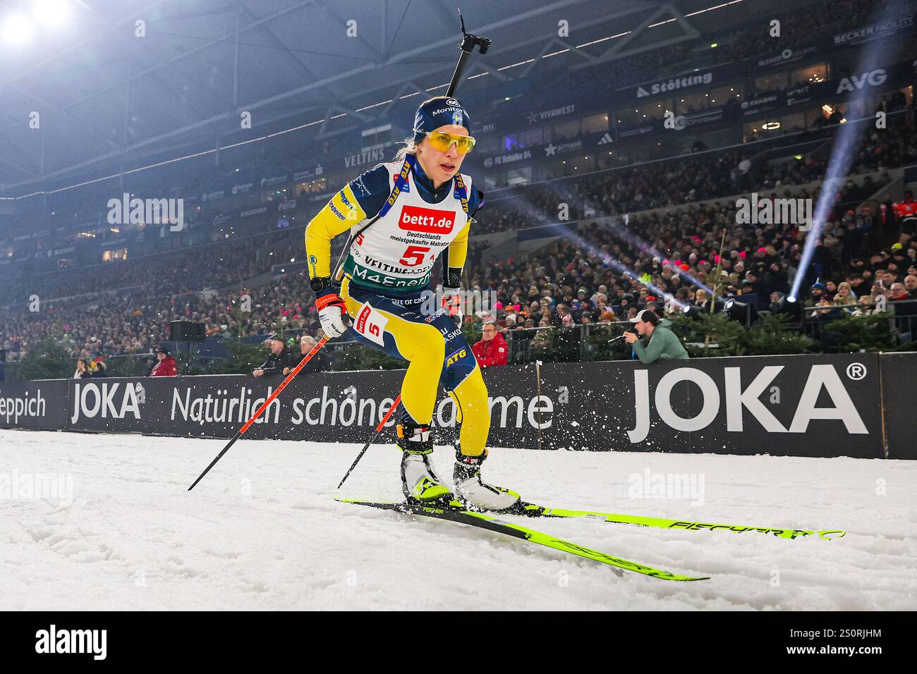 WTC 2025 Biathlon auf Schalke am 28.12.2025 in der VeltinsArena auf