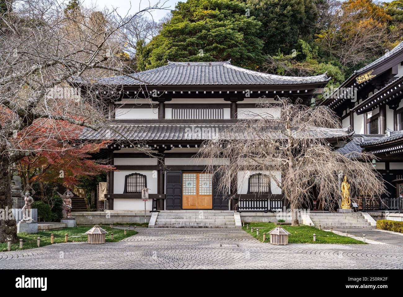 Kanagawa Japan 13 December 2024 Hasedera Temple In Kamakura 