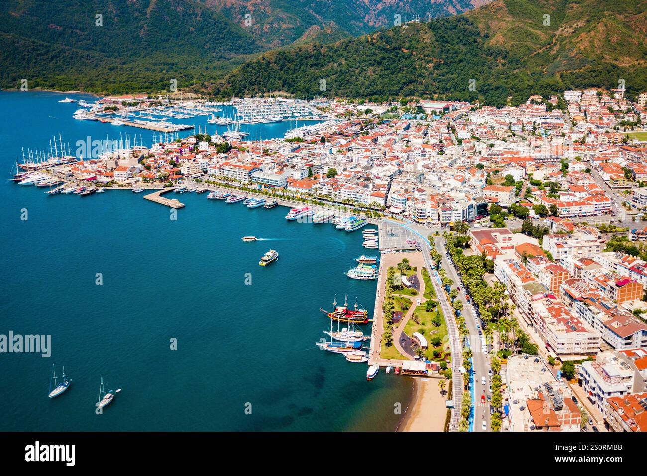 Aerial view beautiful pier hi-res stock photography and images - Alamy