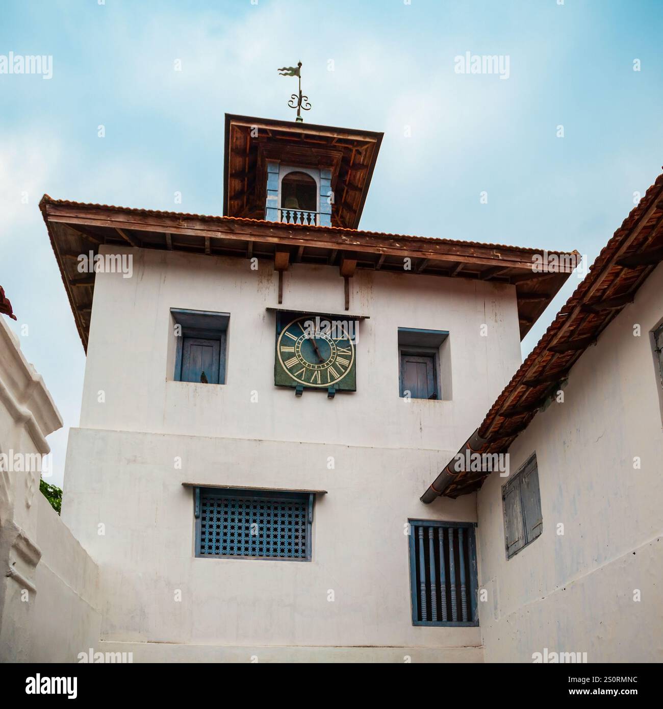 Paradesi Synagogue is the oldest active located in in Fort Kochi in Cochin city, India Stock Photo