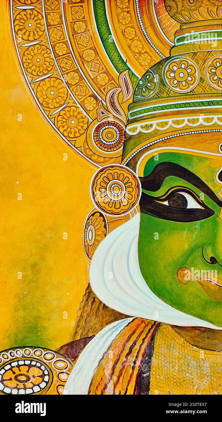A Traditional form of Indian classical Dance - Smartphone Captured Stock Image