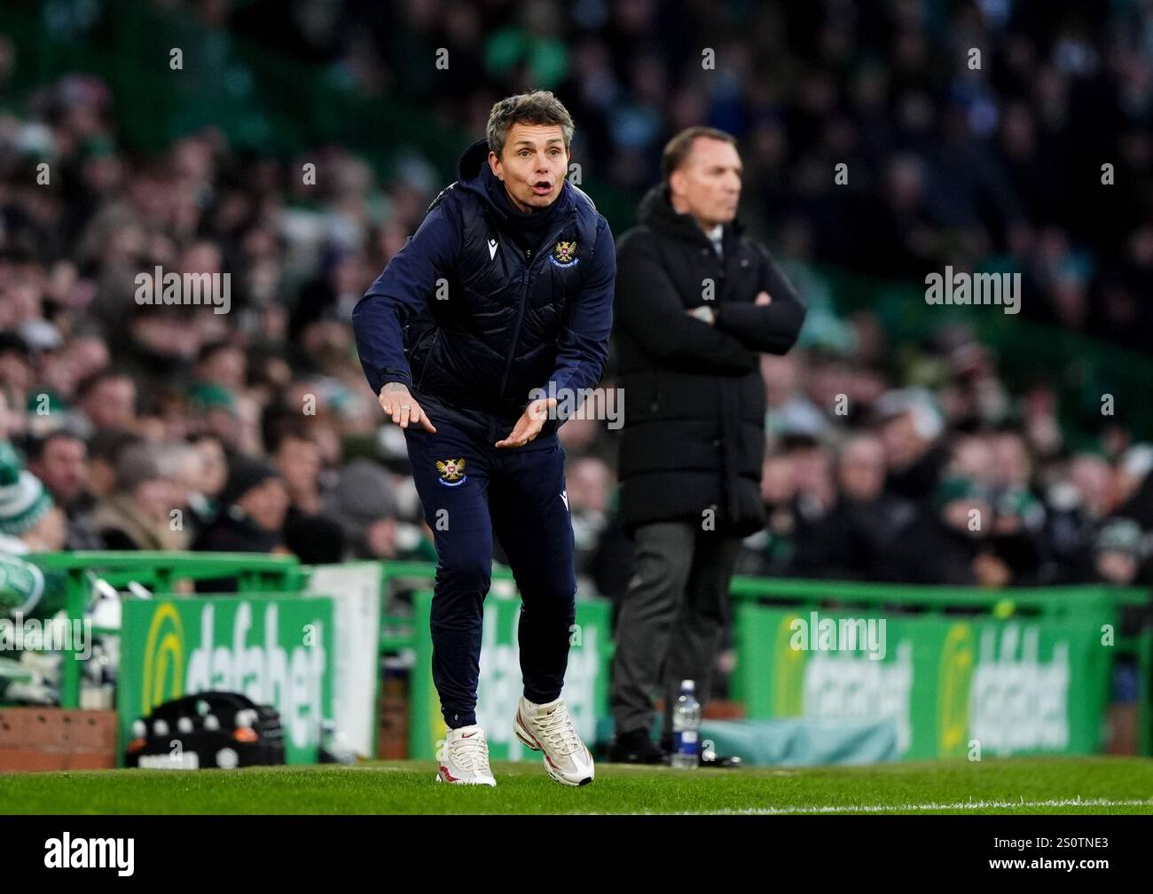 St Johnstone manager Simo Valakari during the William Hill Premiership