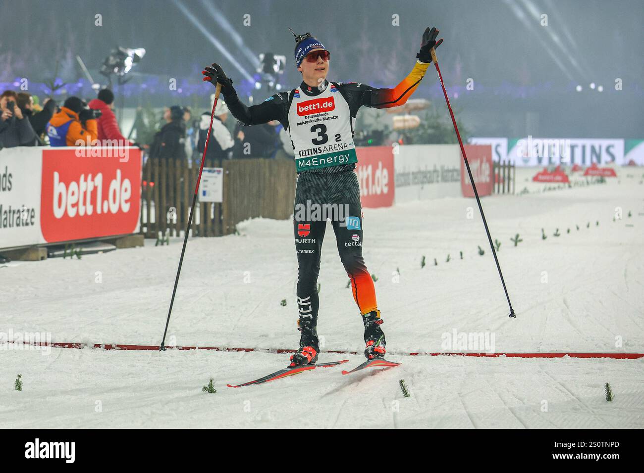 WTC 2025 Biathlon auf Schalke am 28.12.2025 in der VeltinsArena auf