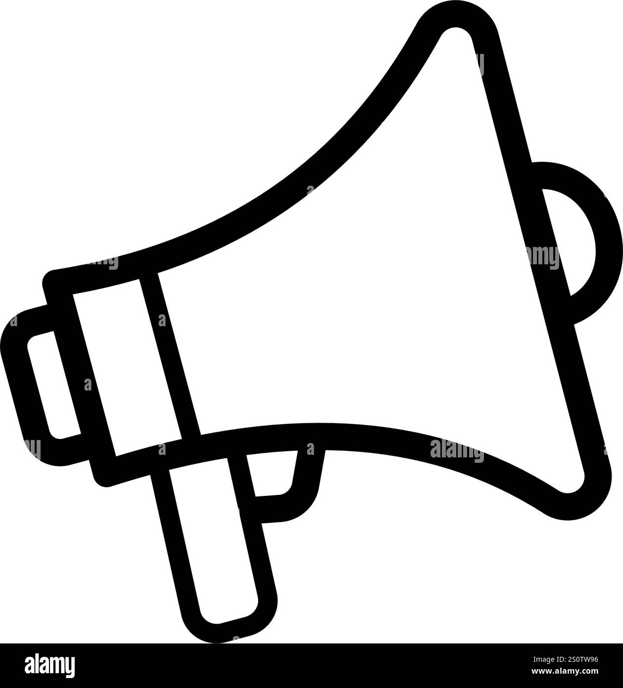 megaphone vector icon  Stock Vector
