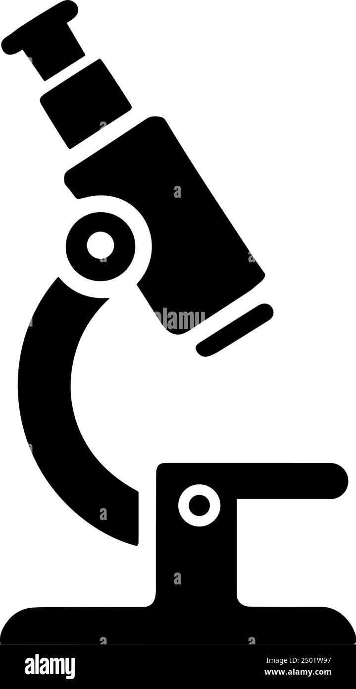 Microscope - vector icon Stock Vector Image & Art - Alamy