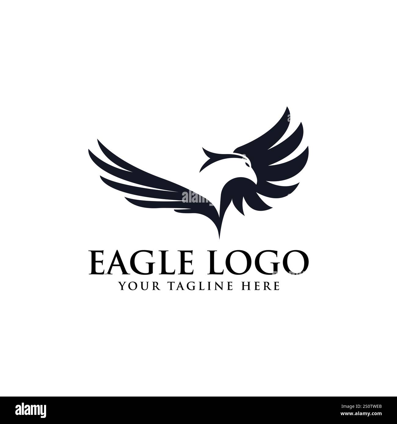 Eagle Bird Logo Vector Template. Business Logo Concept Stock Vector ...