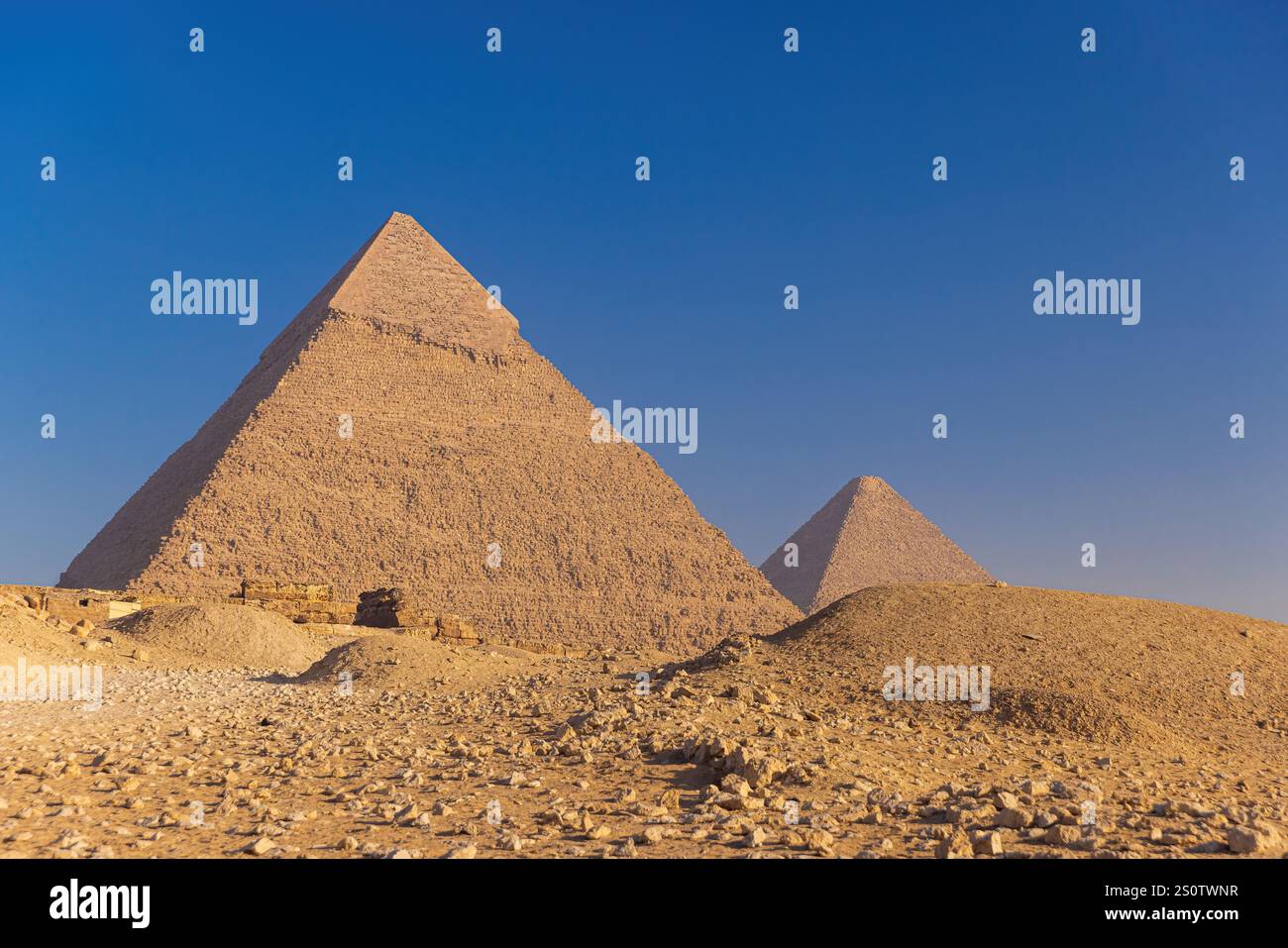The Great Giza Pyramid Complex in Cairo, Egypt Stock Photo - Alamy