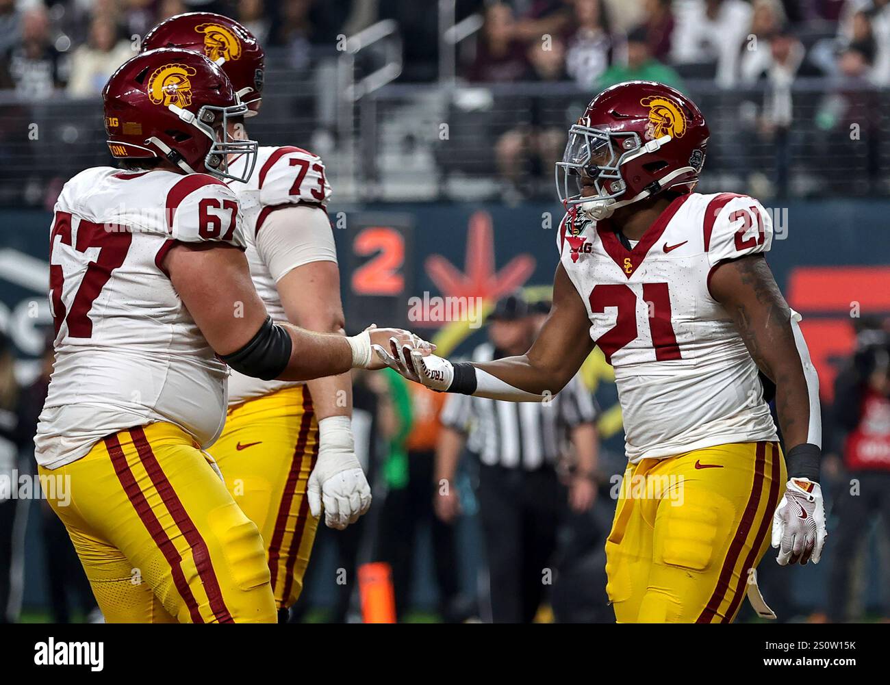 LAS VEGAS, NV - DECEMBER 27: USC Trojans running back Bryan Jackson (21 ...