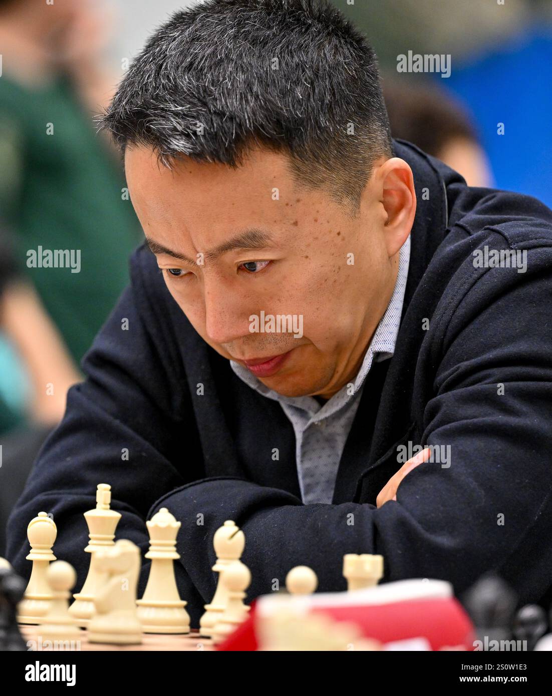 Hastings, UK. 29th Dec, 2024. Pengxiang Zhang gm CHN during the 98th ...
