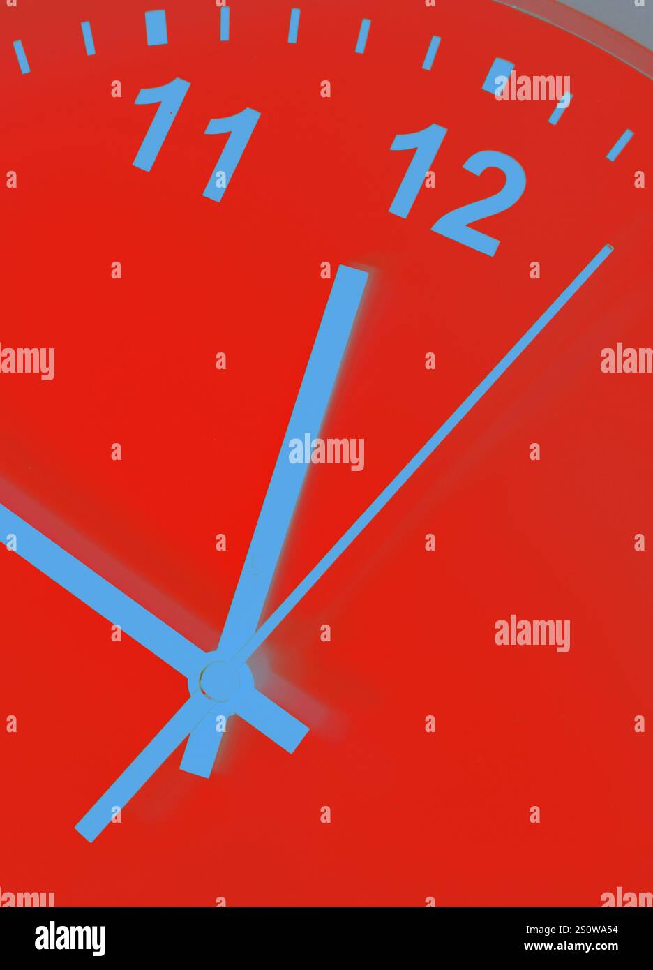 Blue numbers on clock hi-res stock photography and images - Alamy