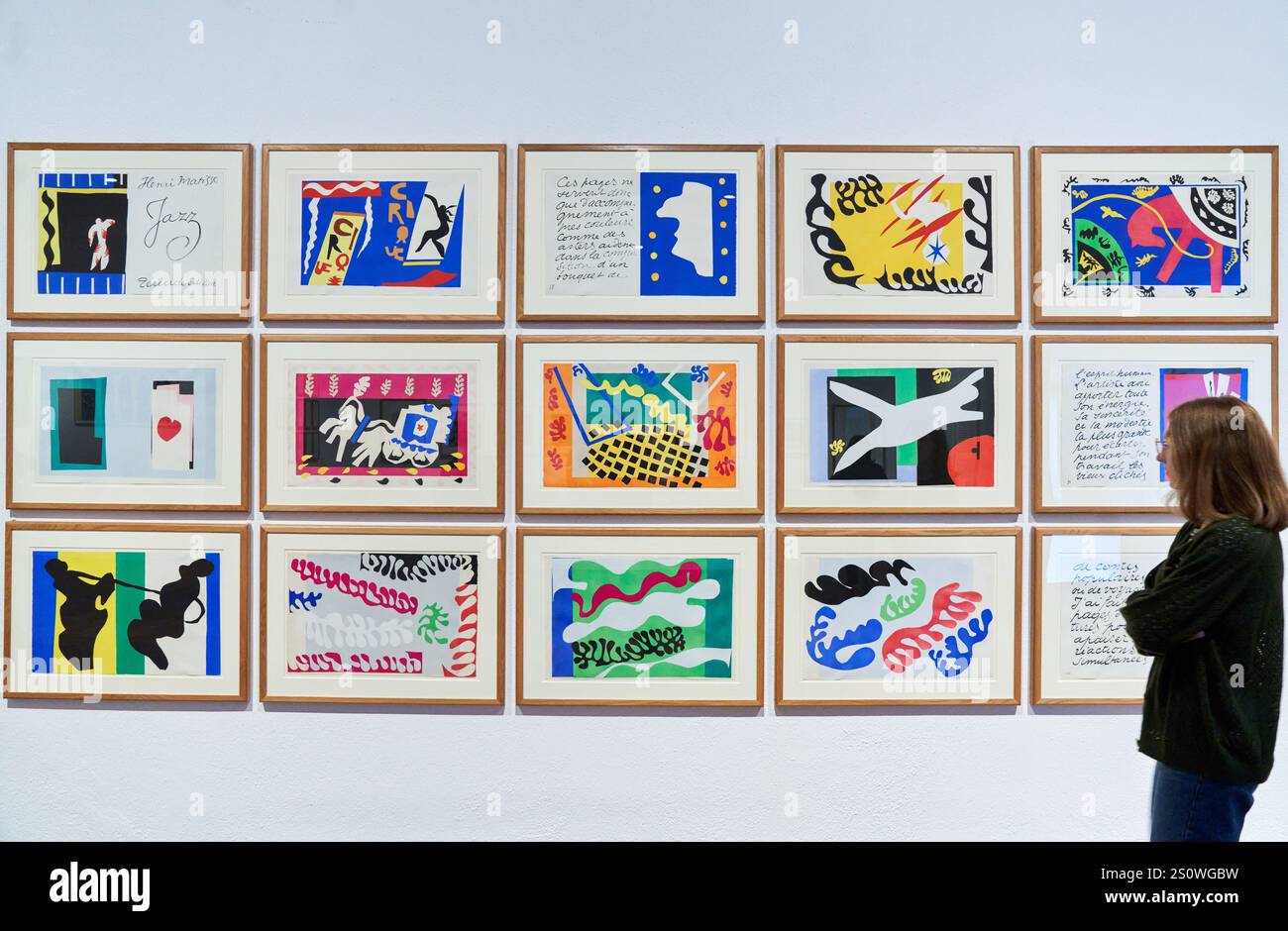 MATISSE JAZZ ポスター ナイフを投げる人 アンリ・マティス 版画集『ジャズ』「ナイフ投げ」アート