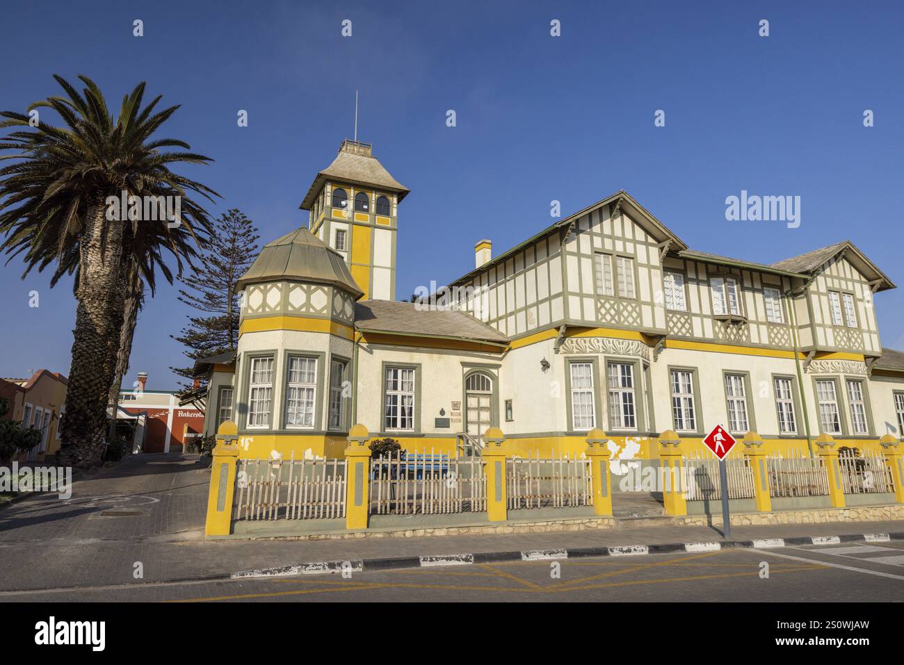 Swakopmund, old house, Namibia, Africa Stock Photo