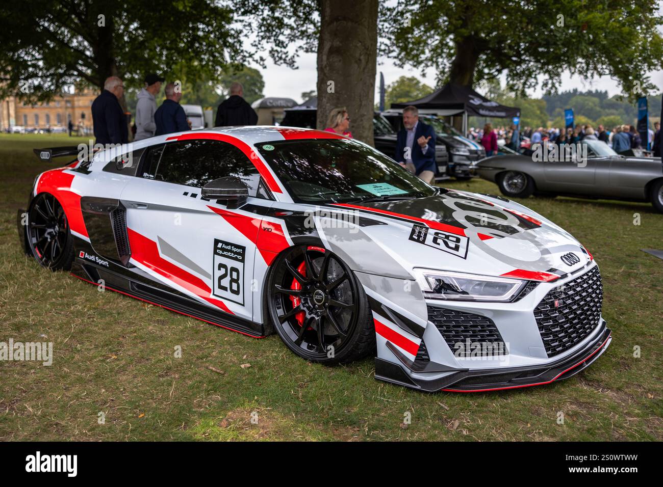 Audi R8, on display at the 2024 Salon Privé Concours d’Elégance motor ...
