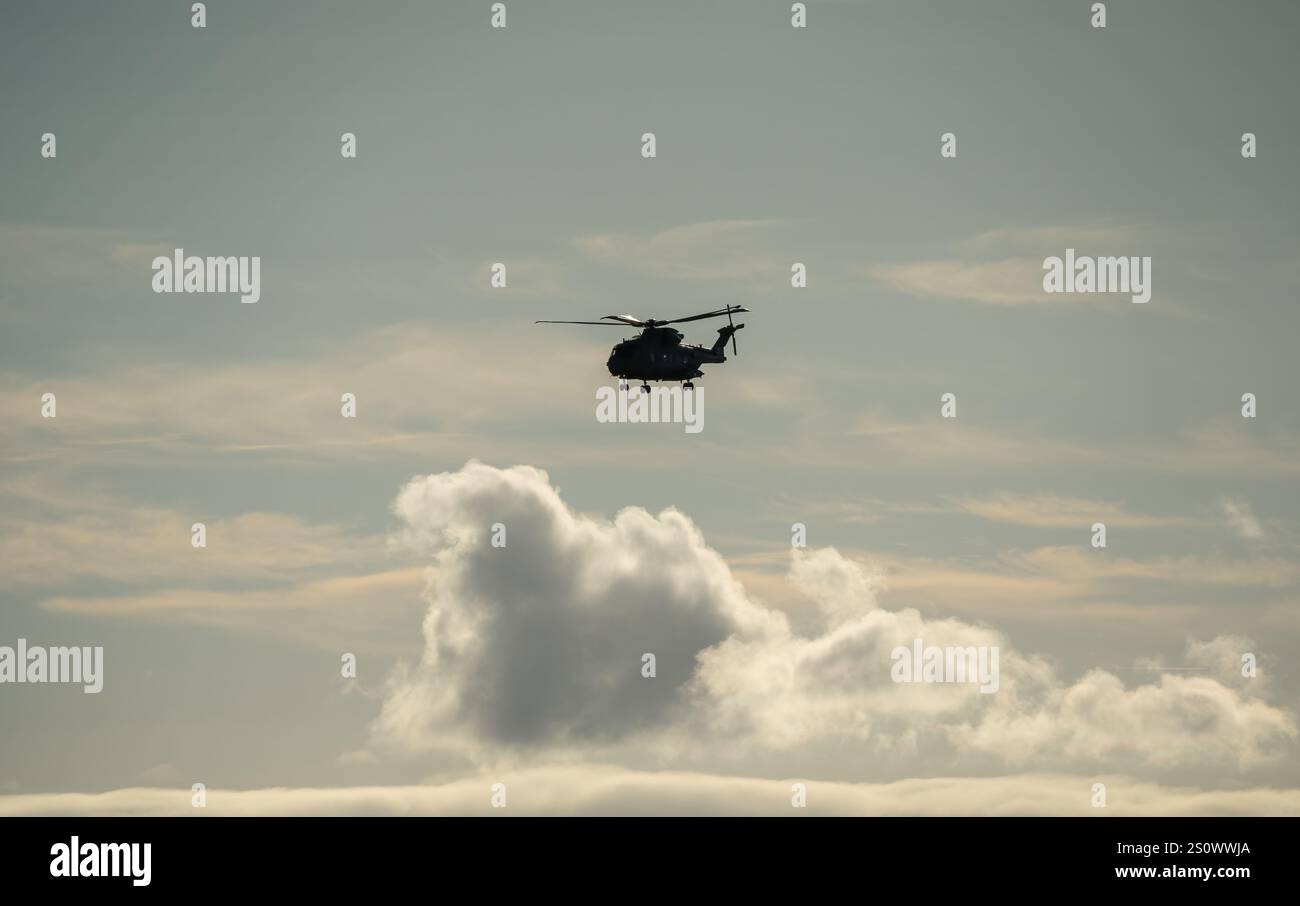 silhouette of British Joint Helicopter Command (JHC) Royal Air Force ...