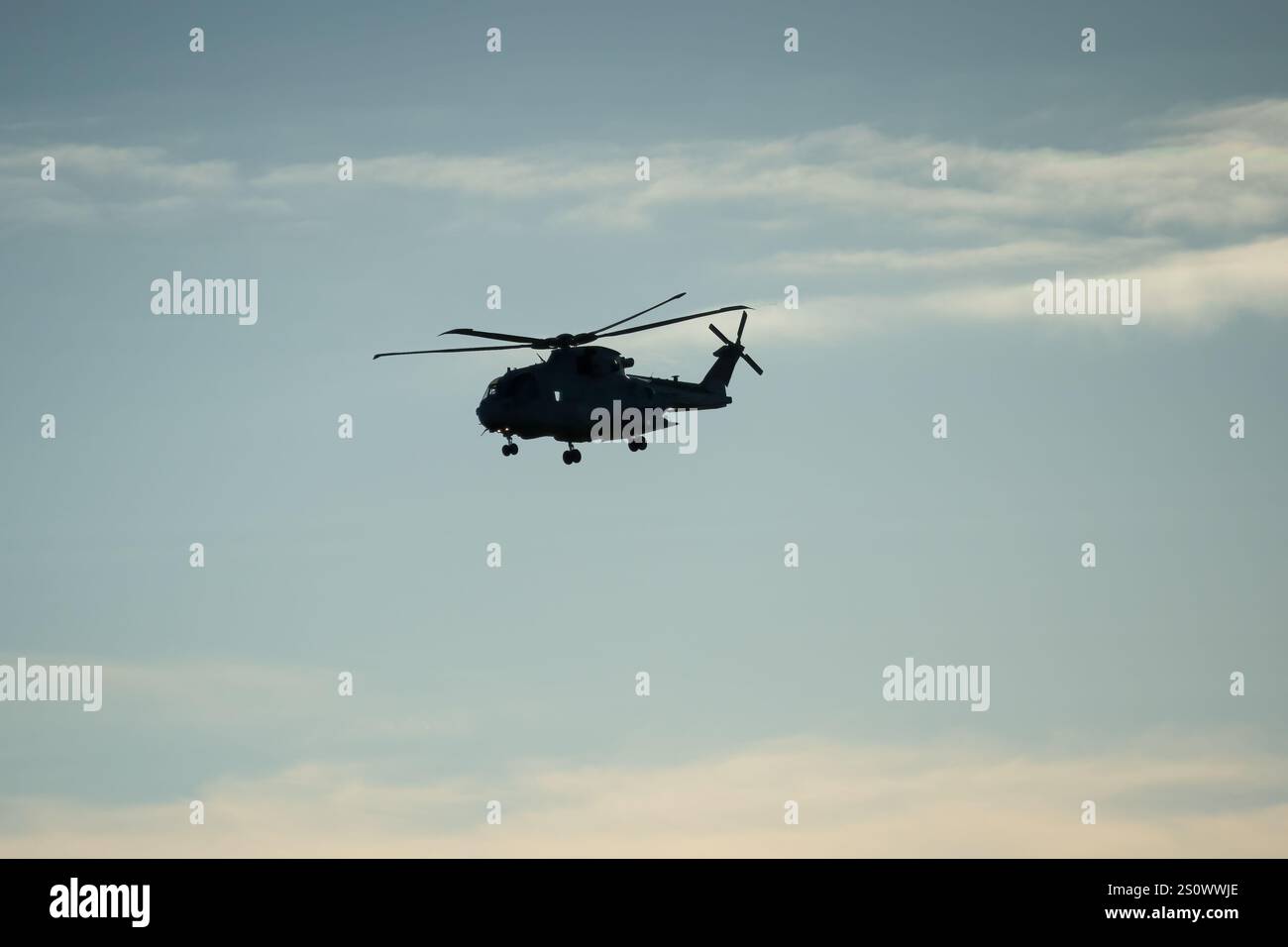 silhouette of British Joint Helicopter Command (JHC) Royal Air Force ...