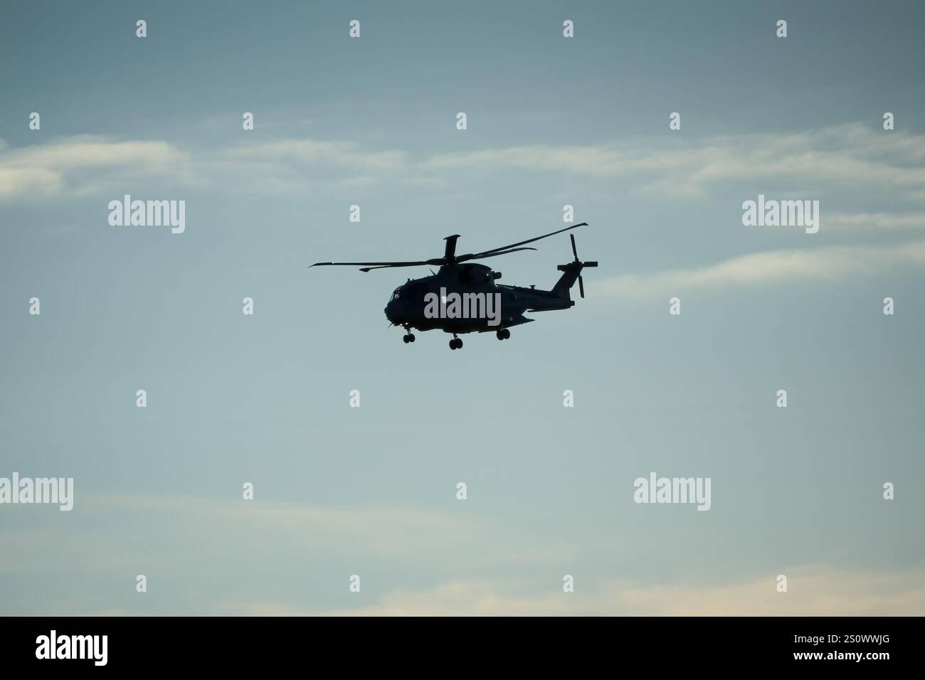 silhouette of British Joint Helicopter Command (JHC) Royal Air Force ...