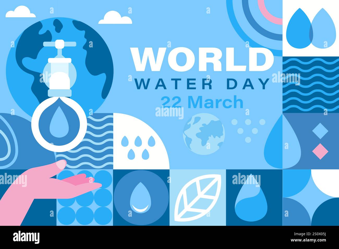 Banner for World Water Day, March 22 Stock Vector Image & Art - Alamy