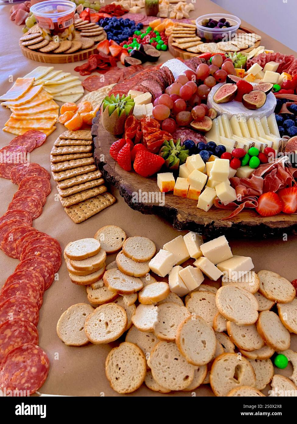 Charcuterie board - Smartphone Captured Stock Image