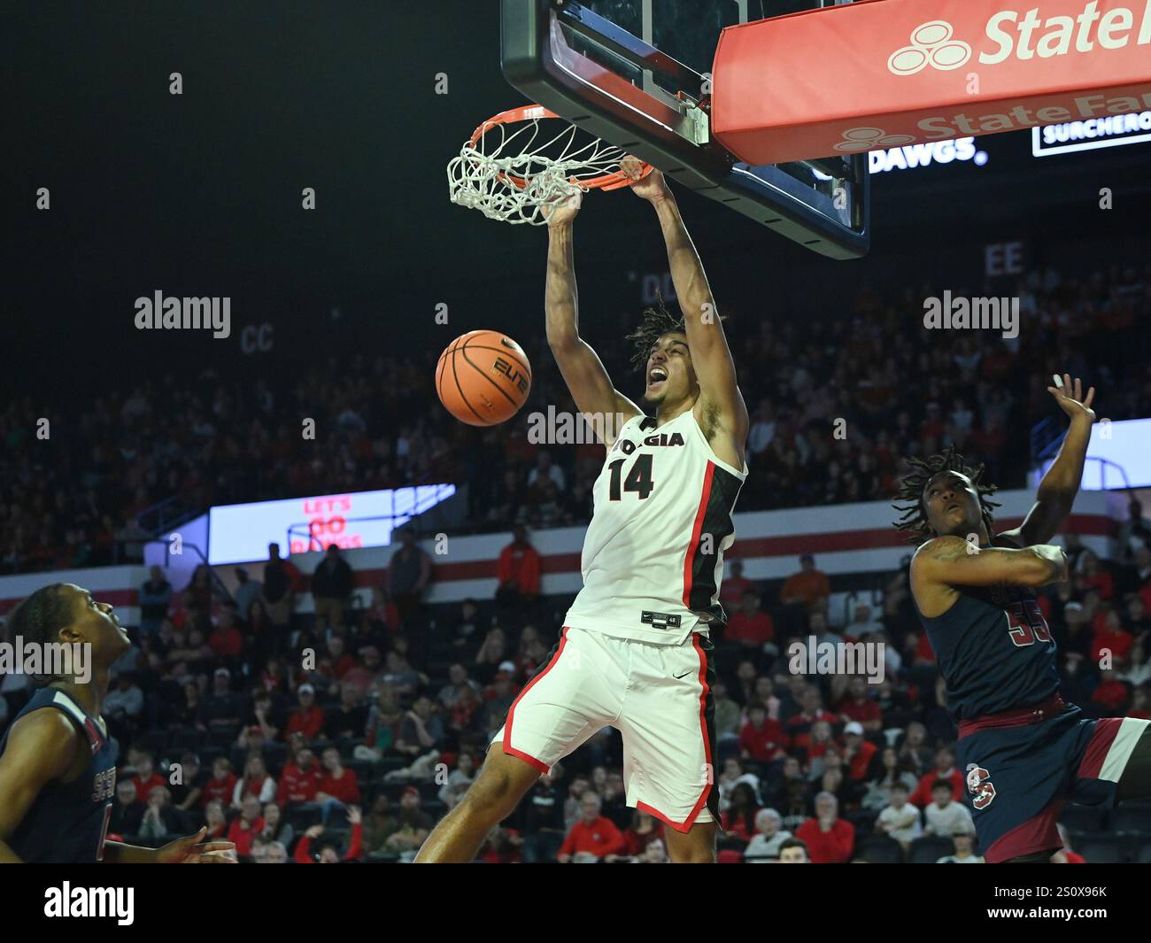 ATHENS, GA - DECEMBER 29: Georgia Bulldogs forward Asa Newell (14 ...