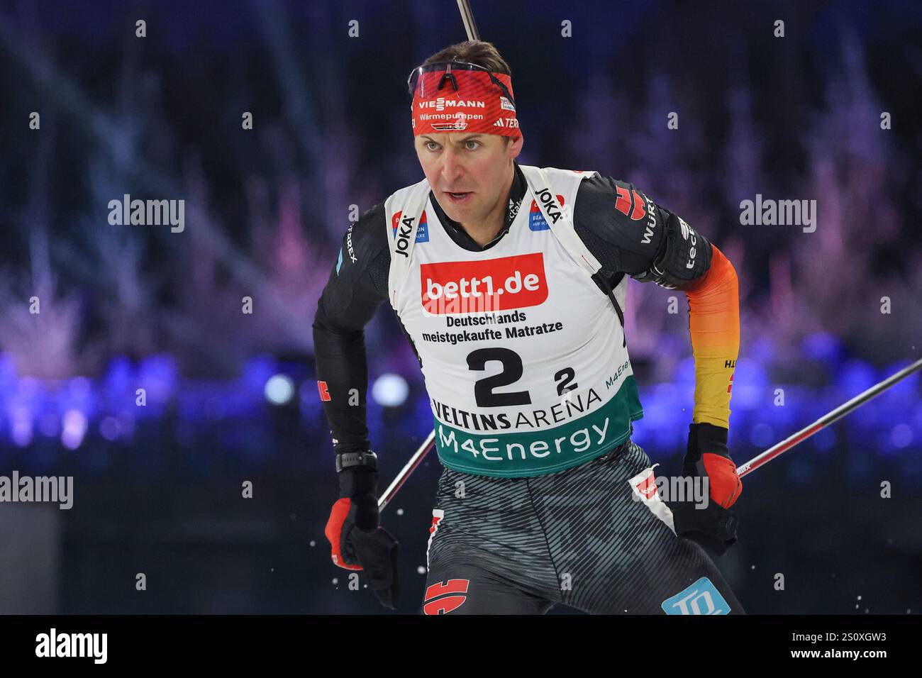 WTC 2025 Biathlon auf Schalke am 28.12.2025 in der VeltinsArena auf