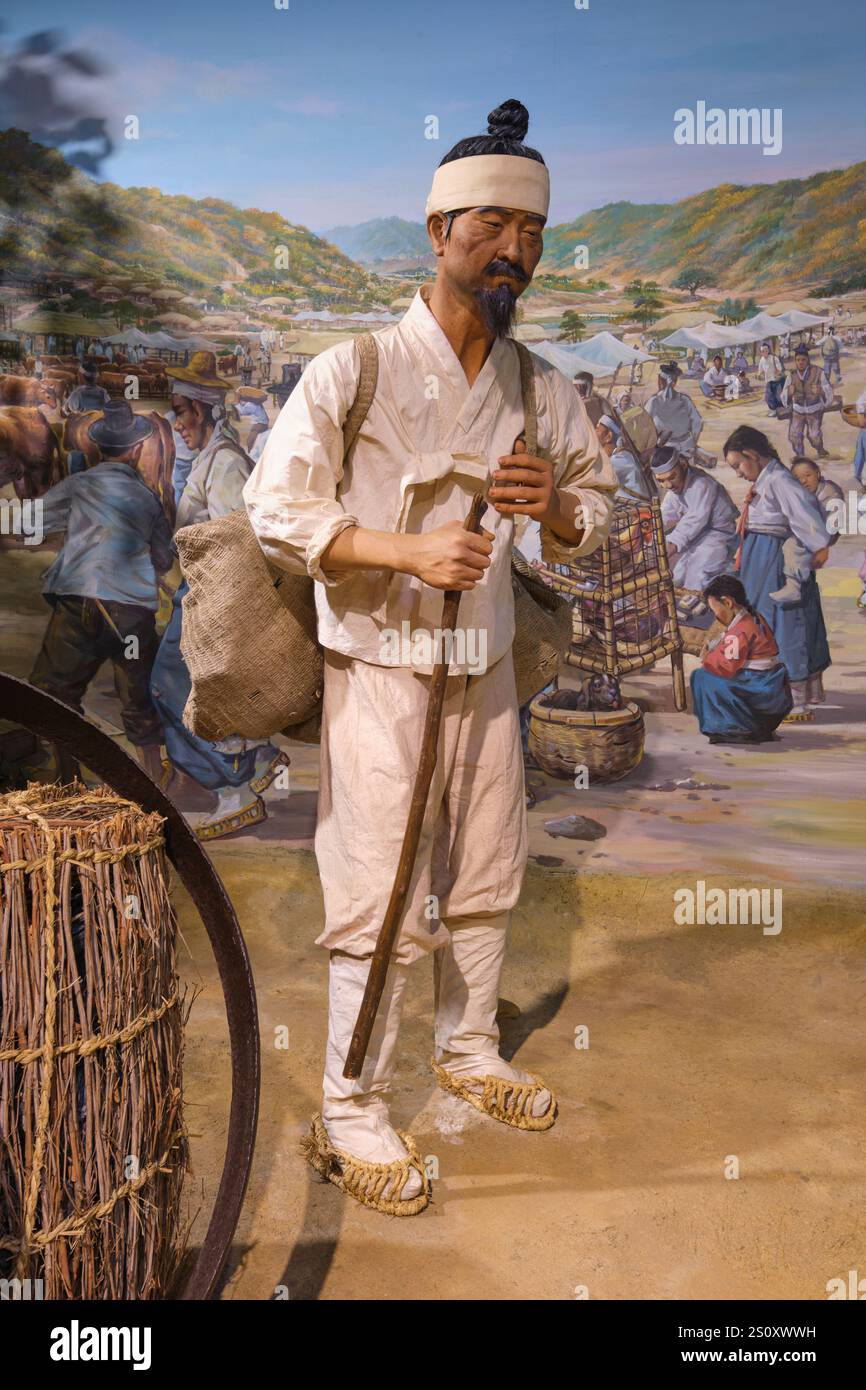Korean Rural Man Rural depiction hi-res stock photography and images - Alamy