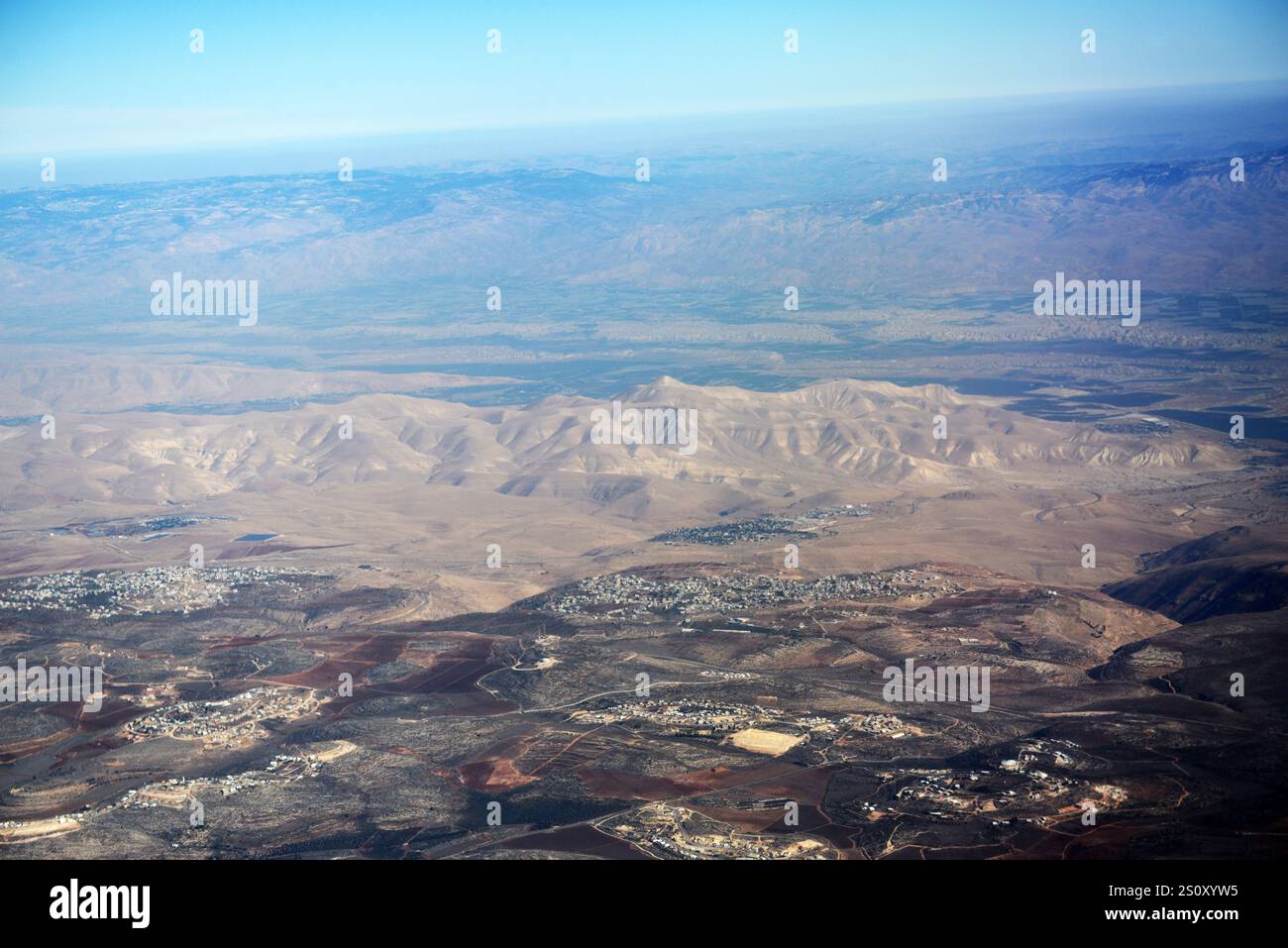 Aerial view of the northern parts of the Judean desert Israel / Palestine Stock Photo - Alamy