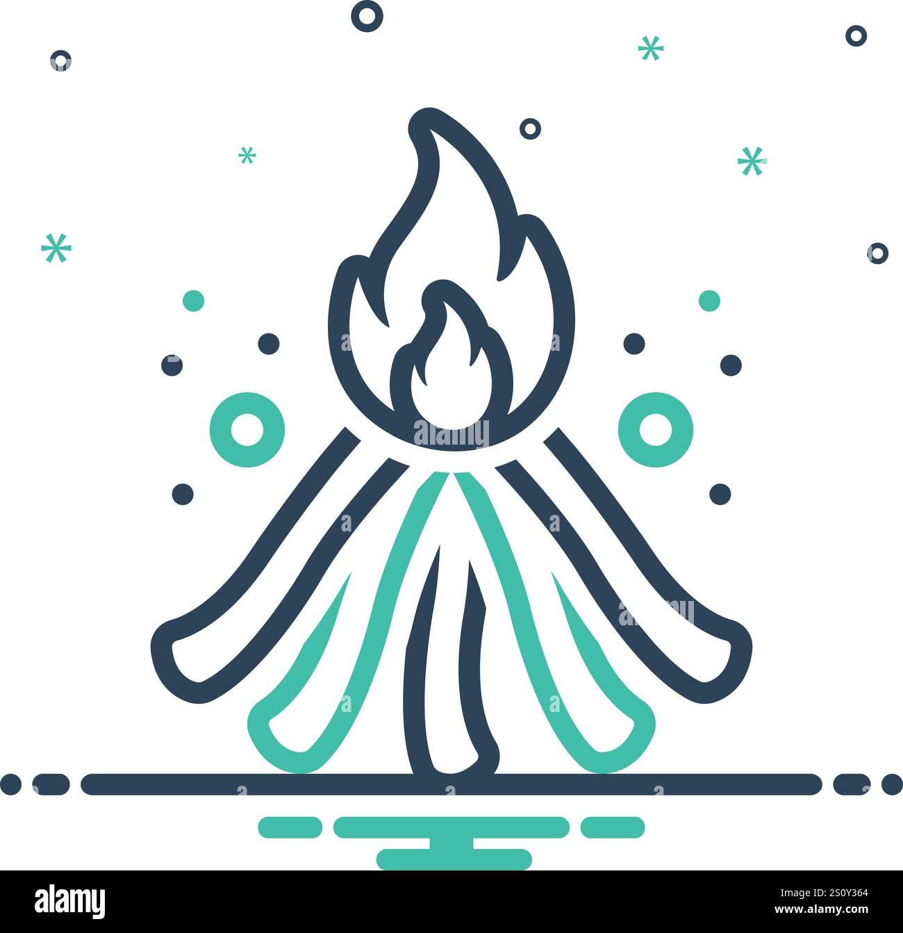 Icon for bonfire, fire Stock Vector Image & Art - Alamy