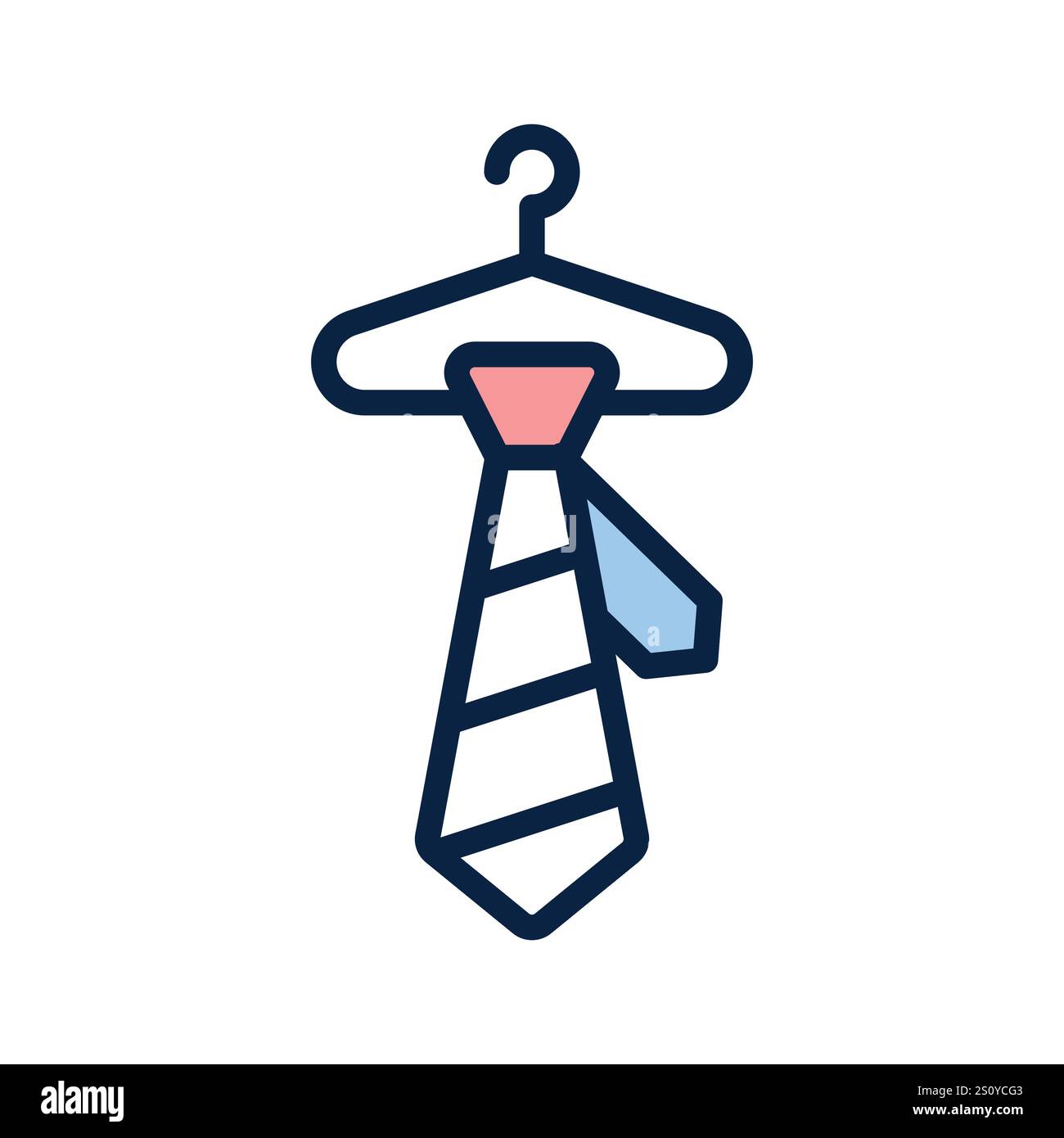 Icon of tie hanger in editable style, ready to use vector Stock Vector ...
